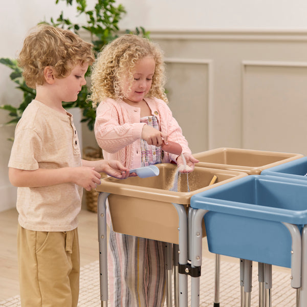 Adjustable Quad Sensory Tables with Lids