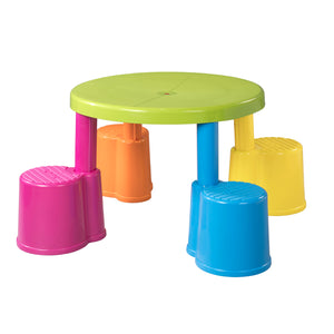 Swivel & Sit Table and Stools Set
