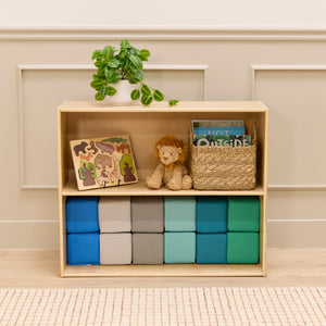 Mosaic Toddler Building Cubes, 12-Piece