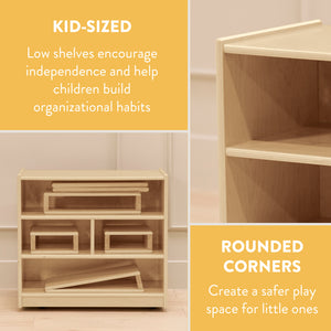 4-Compartment Mobile Block Storage Cabinet, Starter