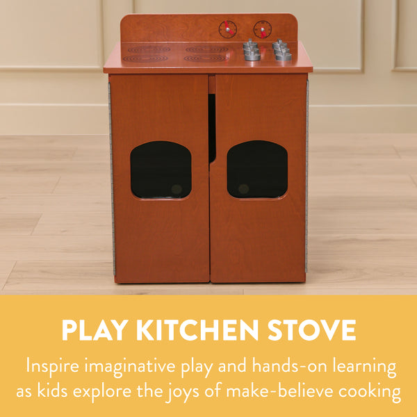 Chef's Station Kids Wooden Pretend Kitchen Stove
