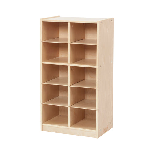 10-Compartment Mobile Cubby Storage Cabinet, 5x2