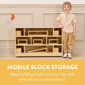 Mobile Block Storage Cabinet