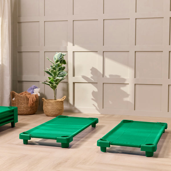 Sleepline Stackable Cots, Ready-to-Assemble, 6-Pack