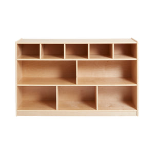 10-Compartment Mobile Storage Cabinet and Cubby Organizer