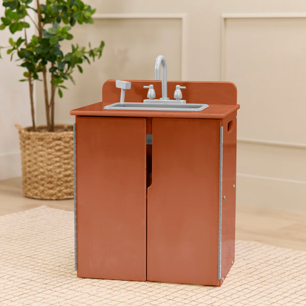 Chef's Station Kids Pretend Play Kitchen Sink