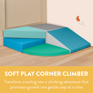 Little Haven Twist Step & Slide Corner Climber, 5-Piece