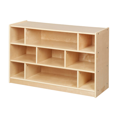 9-Compartment Mobile Block Storage Cabinet, Builder