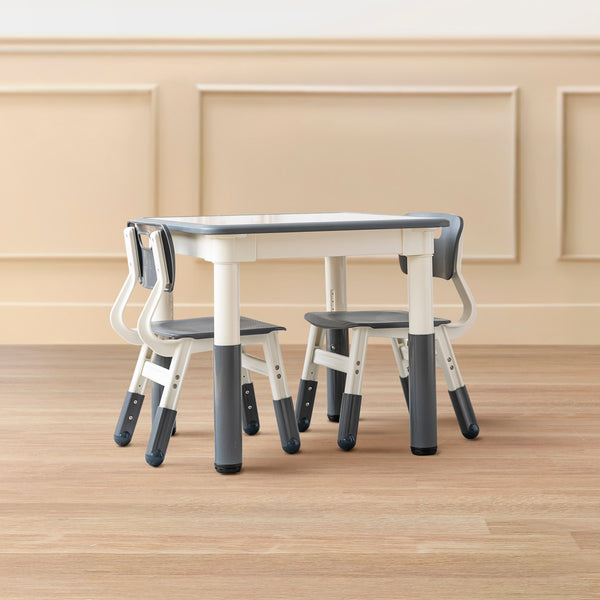 Dry-Erase Adjustable Kids Table and Chairs Set