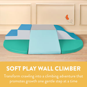 Little Haven Step & Slide Wall Climber, 6-Piece