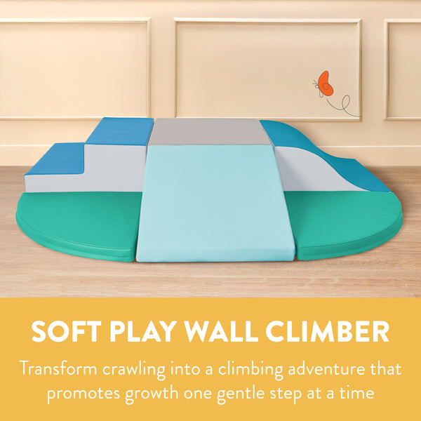Little Haven Step & Slide Wall Climber, 6-Piece