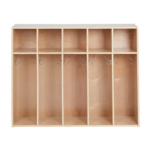 Sleekline 5-Section Toddler-Sized Coat Locker