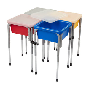 Quad Sensory Tables with Lids