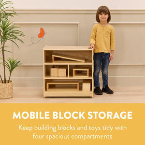 Mobile Block Storage Cabinet