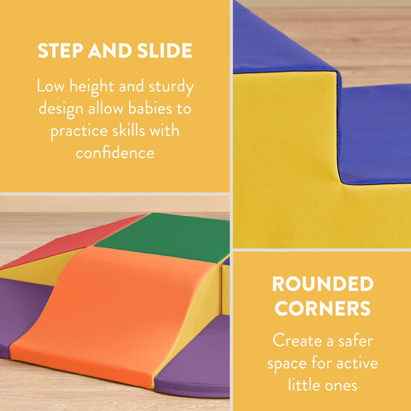 Little Haven Step & Slide Wall Climber, 6-Piece