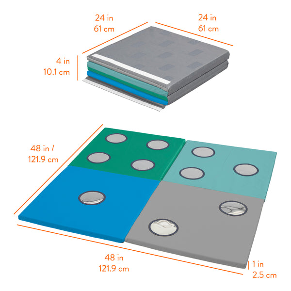 Roll & Reflect Counting Folding Activity Mat