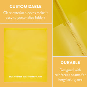 Stay Connected Classroom Folders, 36-Piece