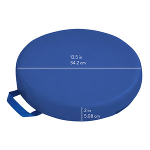 Round Floor Cushions with Handles, 6-Piece