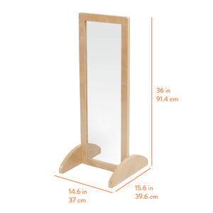 Single-Sided Bi-Directional Mirror, Toddler-Sized