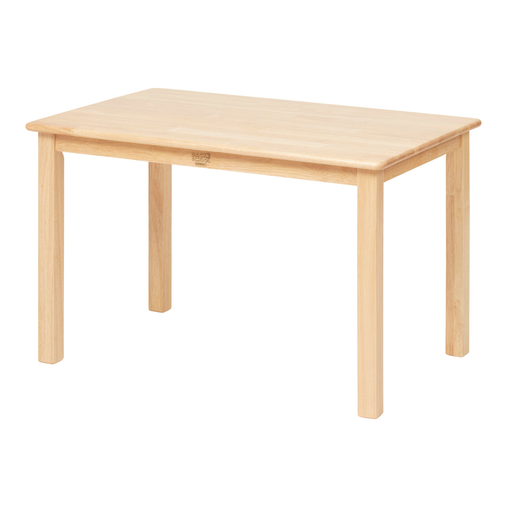 Kids Wood Table, Rectangle,  24in x 36in
