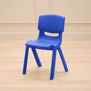 Stackable School Chairs, 14", 4-Pack