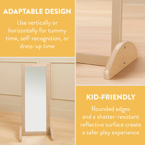 Single-Sided Bi-Directional Mirror, Toddler-Sized