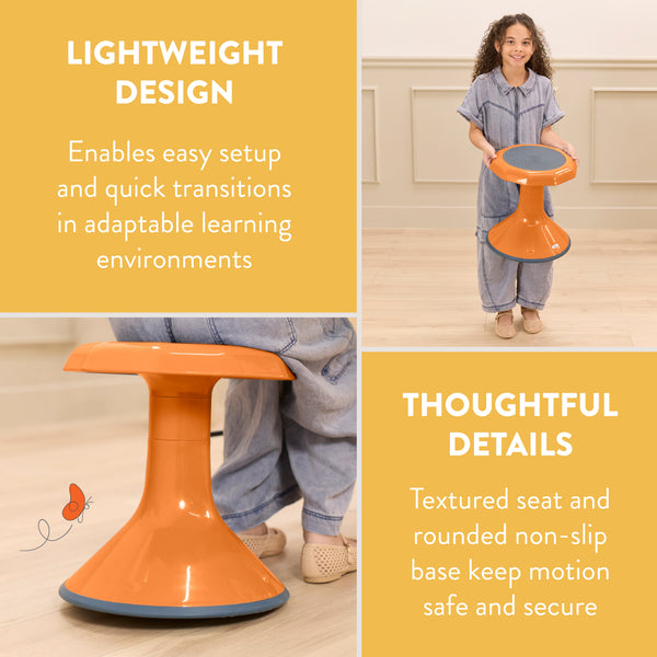 Wobble Sensory Stool, 15in Seat Height