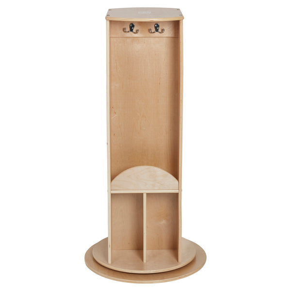 Rotating Dress-Up Organizer with Mirror