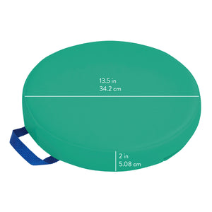 Round Floor Cushions with Handles, 6-Piece