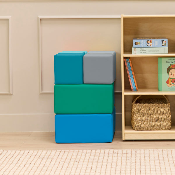 EarlyBuilder Foam Stacking Block Set, Large, 7-Piece