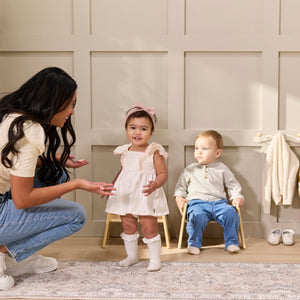 Wooden Toddler Chairs, 6", 2-Pack