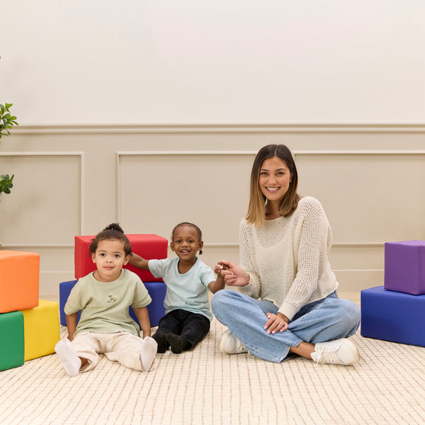 EarlyBuilder Foam Stacking Block Set, Large, 7-Piece