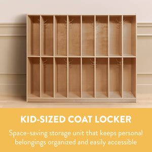 16-Section Coat Locker