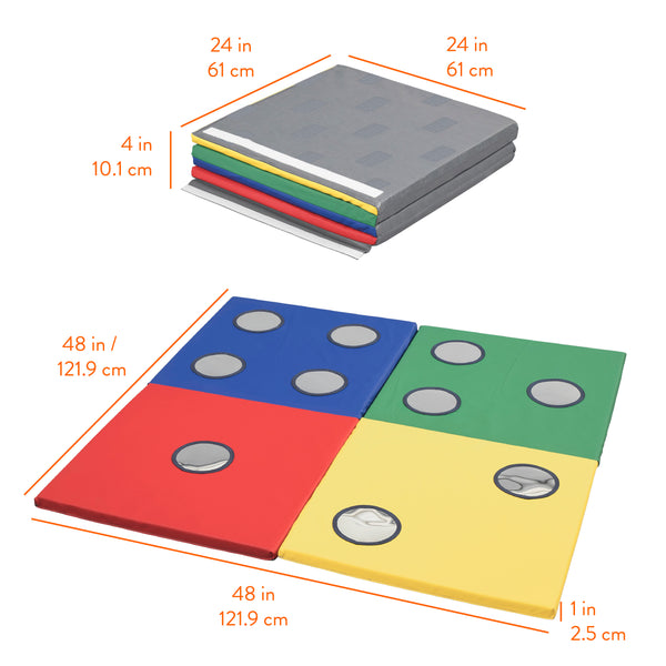 Roll & Reflect Counting Folding Activity Mat