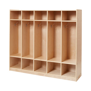 5-Section Coat Locker