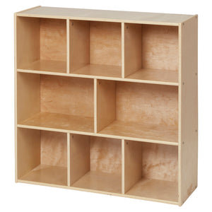 Sleekline 8-Compartment Storage Cabinet, Achiever