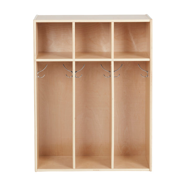 Sleekline 3-Section Toddler-Sized Coat Locker