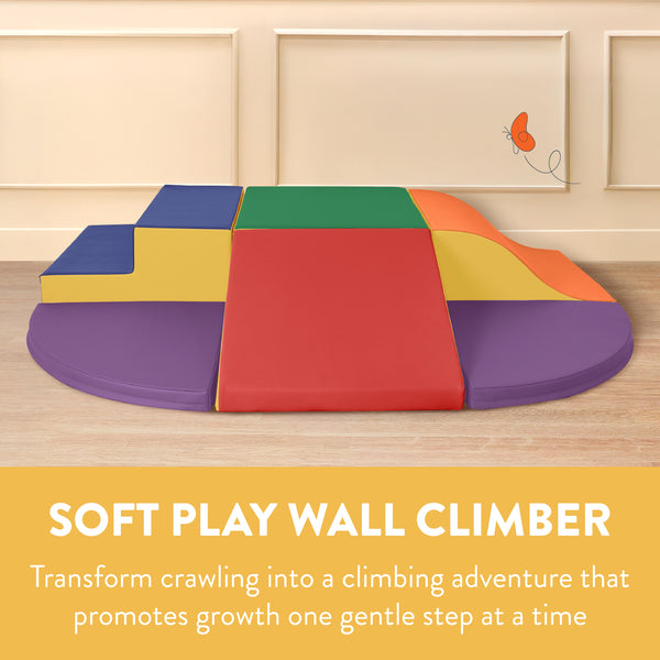 Little Haven Step & Slide Wall Climber, 6-Piece