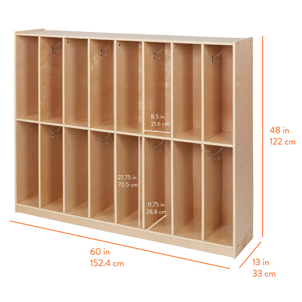 16-Section Coat Locker