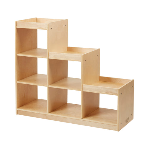 6-Compartment Tiered Storage Cabinet