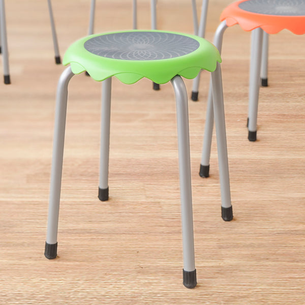 Blossom Stackable Stools, 8-Piece