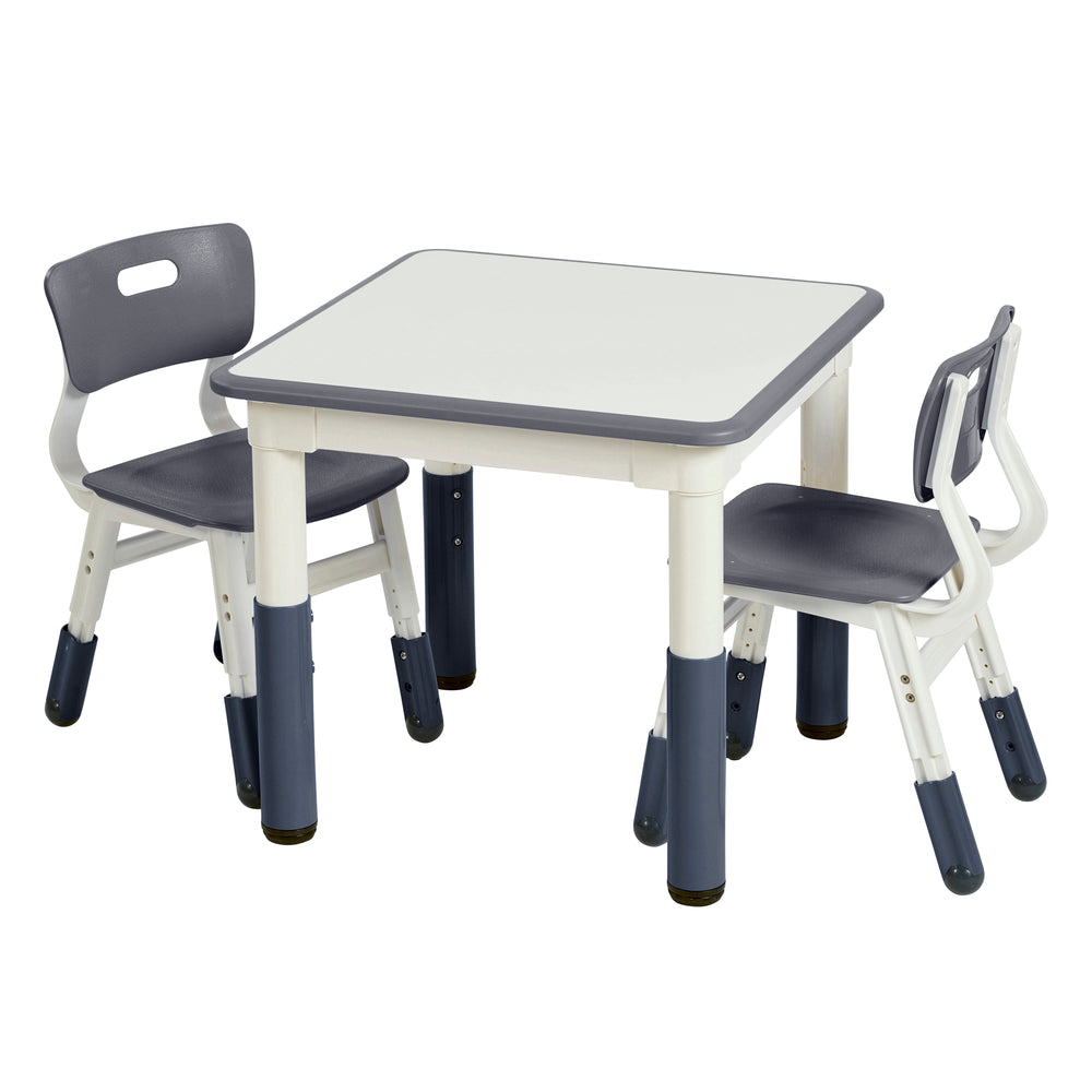 Dry-Erase Adjustable Kids Table and Chairs Set