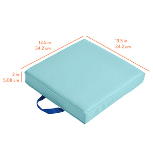 Square Floor Cushions with Handles, 6-Piece