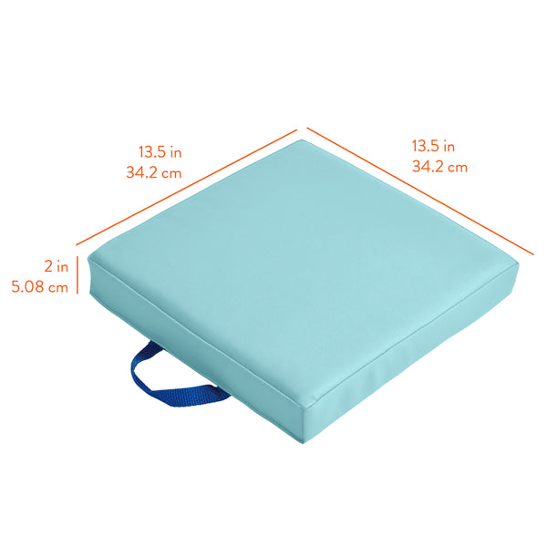 Square Floor Cushions with Handles, 6-Piece