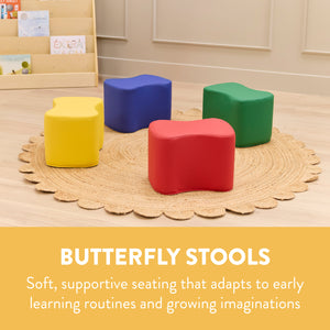 Butterfly Stool Set, 4-Piece