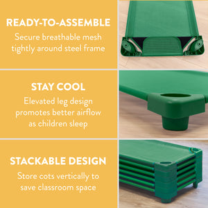 Sleepline Stackable Cot, RTA, 6-Pack