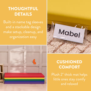 Colorful Nap Mats, 5-Piece