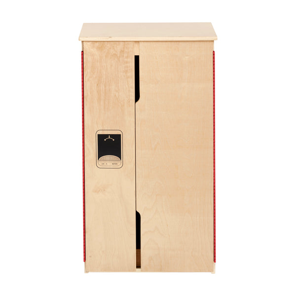 Chef's Station Kids Wooden Pretend Kitchen Refrigerator