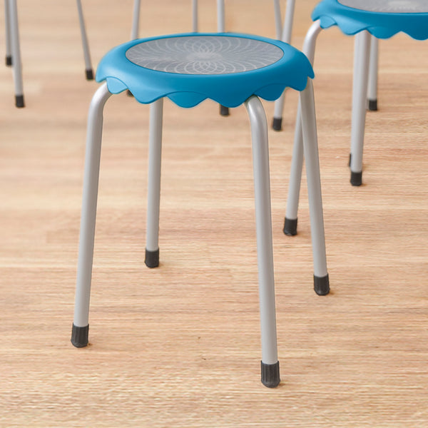 Blossom Stackable Stools, 8-Piece