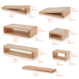 Hollow Building Blocks, 18-Piece